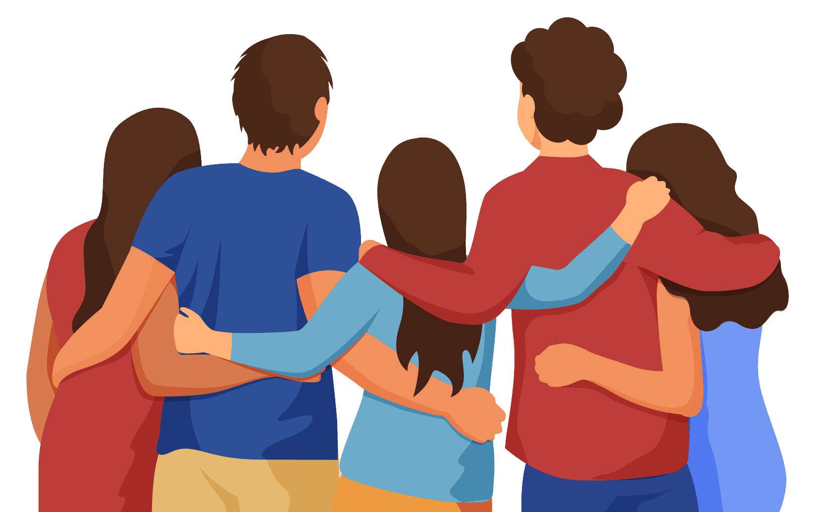 People standing together